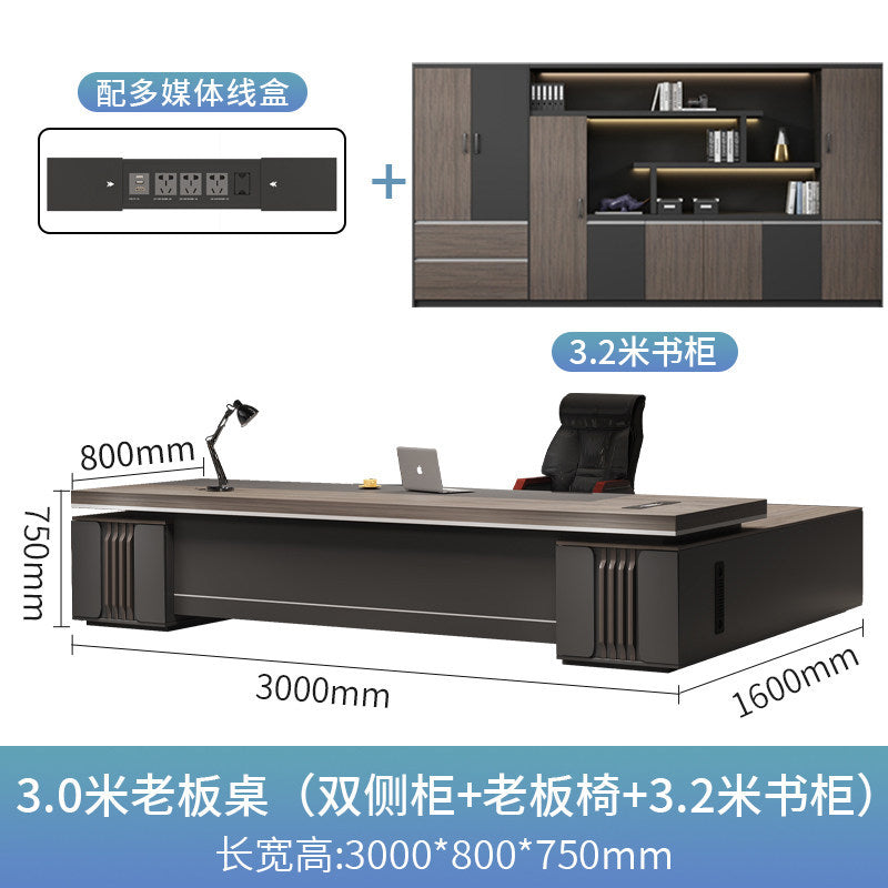 Boss table accessible luxury office table and chair combination executive table casual modern manager desk high-end executive furniture