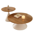 B&b small coffee table solid wood cream solid wood coffee table living room small apartment combination modern several can be casual round movable