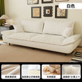 Fabric sofa living room small apartment modern casual straight row double cat scratching leather accessible luxury sailboat sofa