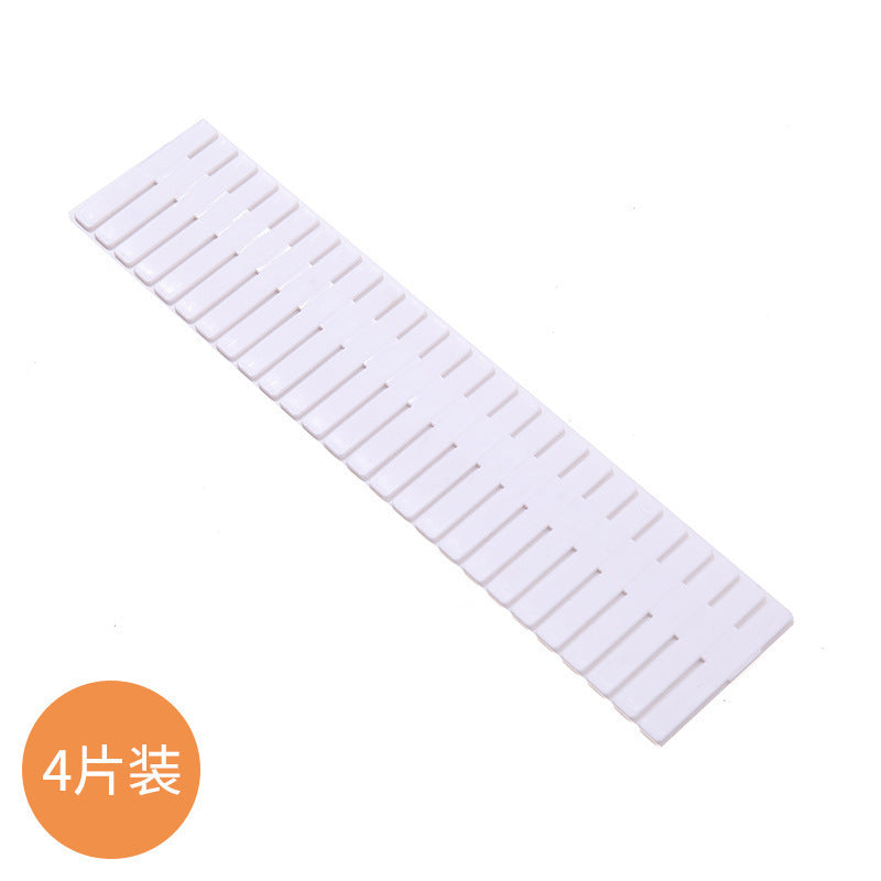 Drawer storage baffle sheet plastic partition board partition free combination socks finishing lattice partition box