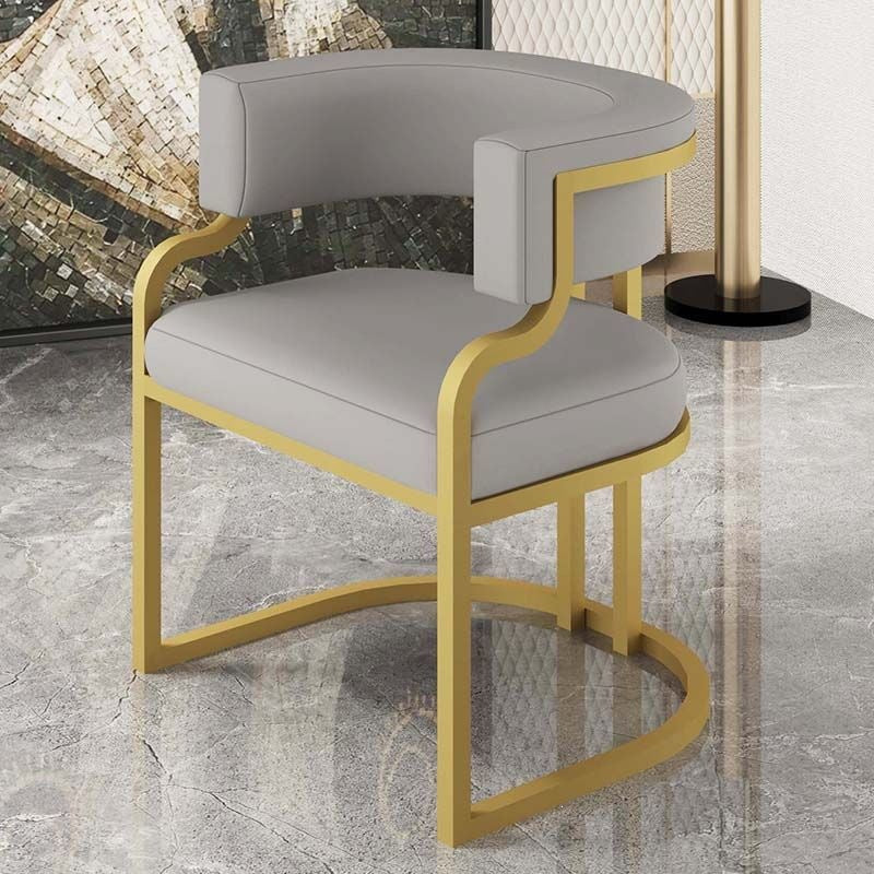 Light luxury single sofa chair casual stool small apartment makeup chair small apartment back chair manicure chair reception chair