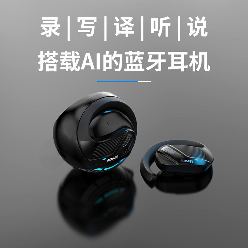 St-t26 smart ai translation earbuds - little coconut ball 2nd generation wireless bluetooth - simultaneous interpretation in 144 languages - sobas