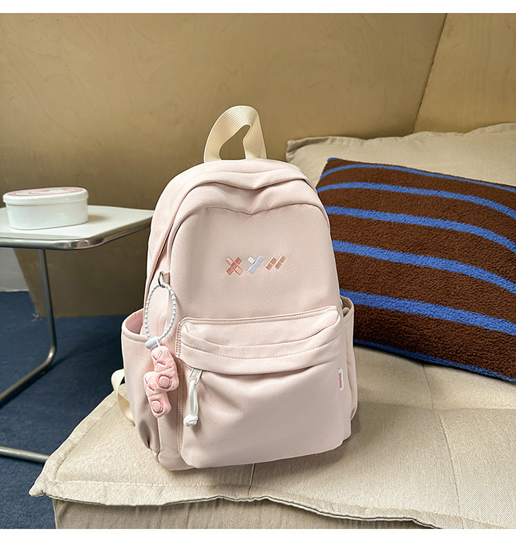 Simple kids schoolbag for girls to go out with high-value ins style small backpack mini niche style japanese style spring outing backpack