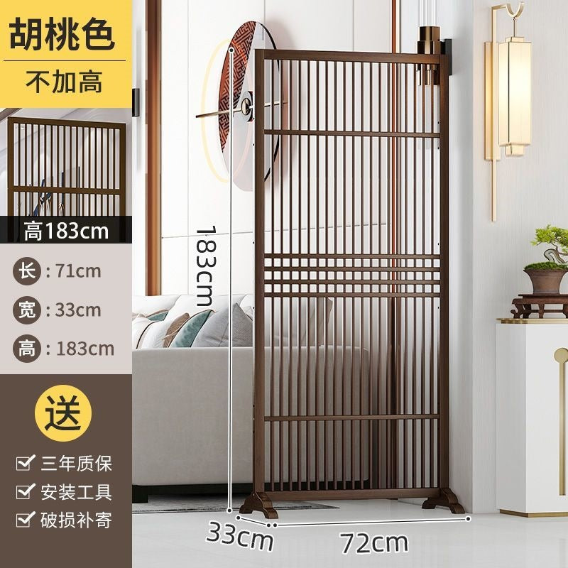 New chinoiserie screen partition living room bedroom foldablemovable hotel office simple modern simple blocking entrance