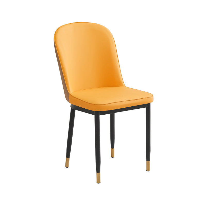 Luxury dining chair - home & hotel use - leather seating - direct from manufacturer - multiple colors available - belle chair - reception chair