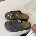 new arrival toe sandals and slippers for women summer outwear fairy style easiest for matchfashion one-line slippers thick sole beach sandals and slippers