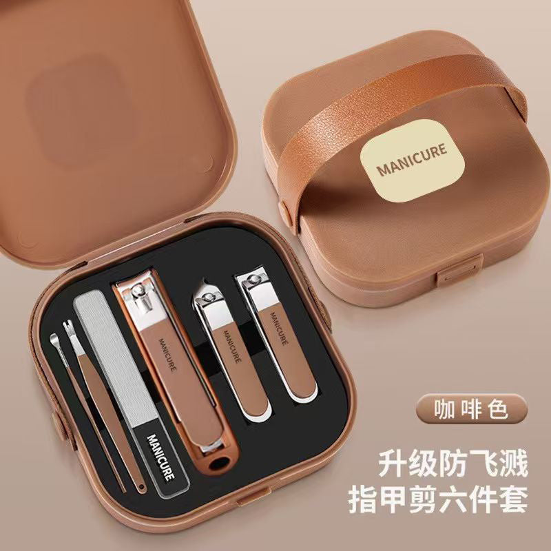 portable anti-splash nail clipper set beauty manicure nail clipper set manicure tool set complete set