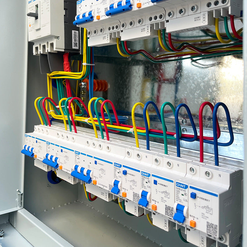 Construction site three-level box outdoor rainproof and waterproof industrial socket box electrical construction stainless steel distribution box complete set