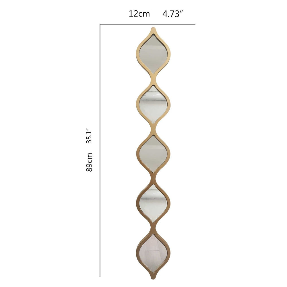 American iron art ji mirror wall decoration living room background wall pendant decoration b&b entrance wall creative wall hanging wall