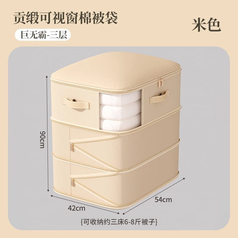 Quilt storage bag, down jacket quilt silk quilt special compression bag, winter season clothes quilt finishing bag