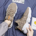 Men's spring new arrivals: breathable, lightweight, mesh casual shoes - versatile dad shoes for outdoor running and trendy athletic wear