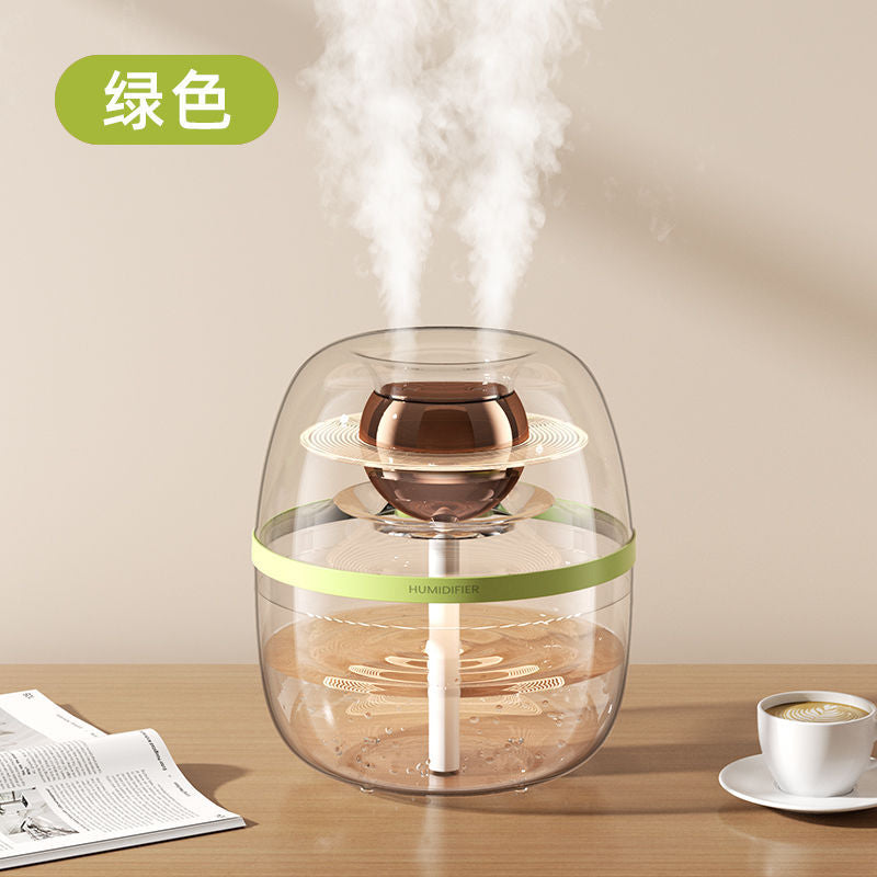 Shijie double spray humidifier for home bedroom mother baby air purification dormitory office desktop hydration aromatherapy night light