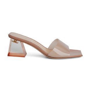 New 2025 crystal heeled slippers for women - summer ladies' sandals, transparent chunky heel, plus size, wholesale
