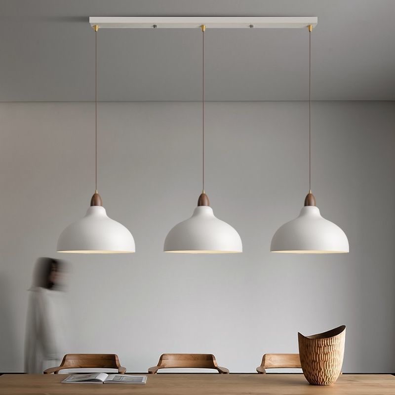 Japanese-style restaurant pendant light, designer retro dining table lamp, minimalist modern art creative homestay solid wood lighting fixture