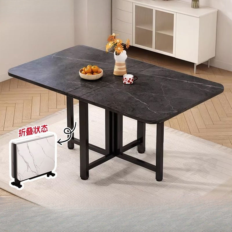 Folding table, installation-free dining table, small apartment rental, telescopic dining table, simple street stall, outdoor folding table