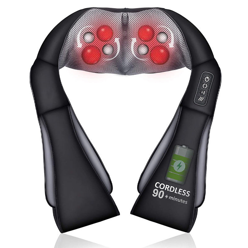 kneading massage shawl rechargeable multi-functional household hot compress shoulder and cervical spine massager gift dropshipping