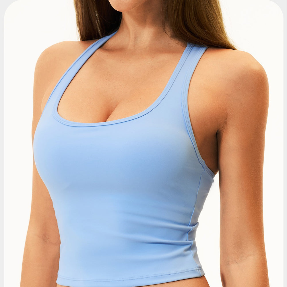 Customizable new yoga tank top for women - slimming, skin-friendly, breathable pilates workout top - 3560