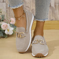 new cross-border casual women's flats - spring solid color round toe low-cut european and american soft sole work shoes, loafers