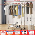 Single and parallel bar clothes hanger - 1.2m (double pole double layer)