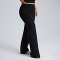 European and american plus size straight leg yoga pants - high waist, slimming, loose fit, women's casual versatile flare leggings for fitness