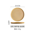 Kiln-turned-steak plate, creative western food plate, steak plate, commercial catering plate, for home ceramic dish plate