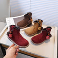 Retro pendant mongolian velvet short boots autumnew arrivalgirlfashion boots kidsboots baby boots