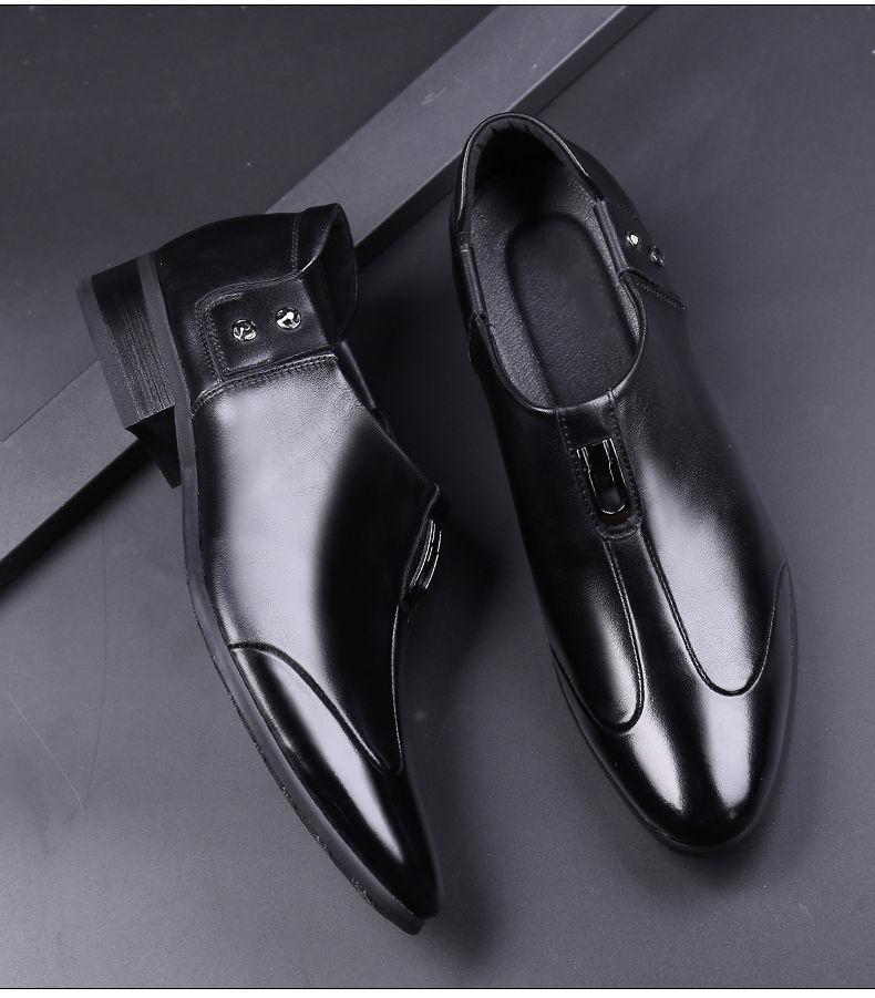 Men's leather shoes - soft leather, soft sole - business casual, work, security, dad shoes - wholesale & dropshipping available