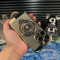 Suitable for iphone 17 air phone case, gyro bracket, electroplated breathable cooling mesh case, apple 16 anti-fall hard case