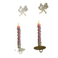 European style scented candle holder romantic french wall-mounted iron gold butterfly candlestick home wedding decoration
