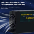 intelligent pulse battery charger 48v60v72v80v96 automatic power-off lead-acid battery car charger
