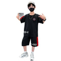 Boys' summer outfit set:  new summer styles - trendy, stylish, and street-ready for cool kids