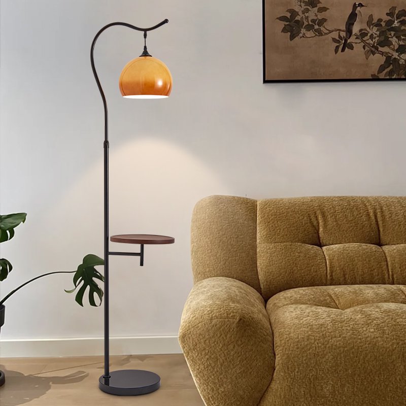 Medieval style floor lamp living room sofa beside wabi-sabi style classy study bedroom storage all-in-one atmosphere bedside lamp