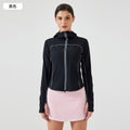 Premium new hooded sun protection jacket for women - two-way zipper, breathable, outdoor uv protection skin jacket d25019