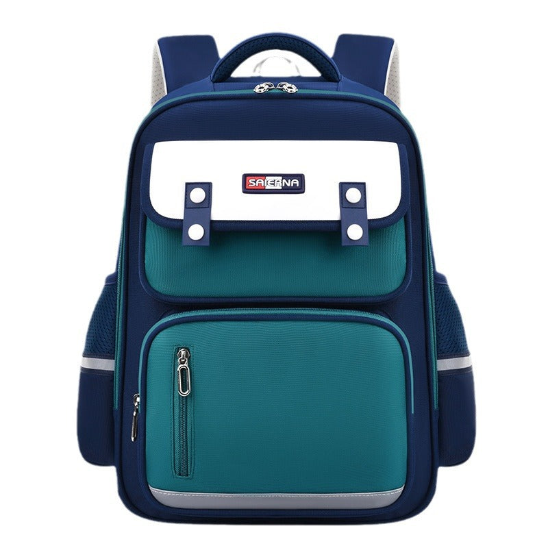 New 2023 multi-functional boys and girls backpack for grades 1-6 to reduce the burden and protect the spine, large capacity, schoolbag for primary school students