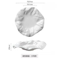 Casual boutique dish plate restaurant asymmetrical ceramic plate special-shaped stylish artistic conception for home creative cold dish plate