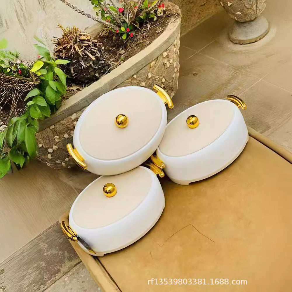 Food warmer container factory price direct salesexport egg-shaped high-leg insulated lunch box 2l-2.5l-3l