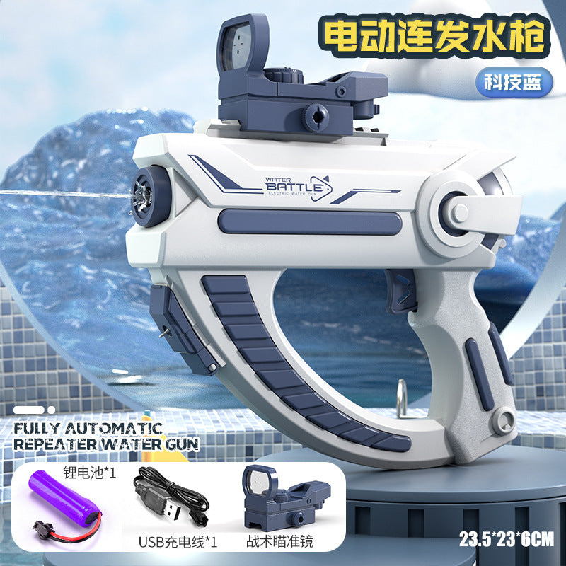 bestseller: m416 electric water gun - automatic, high-pressure, powerful water blaster for kids - perfect for outdoor water fights, beach fun, and water play