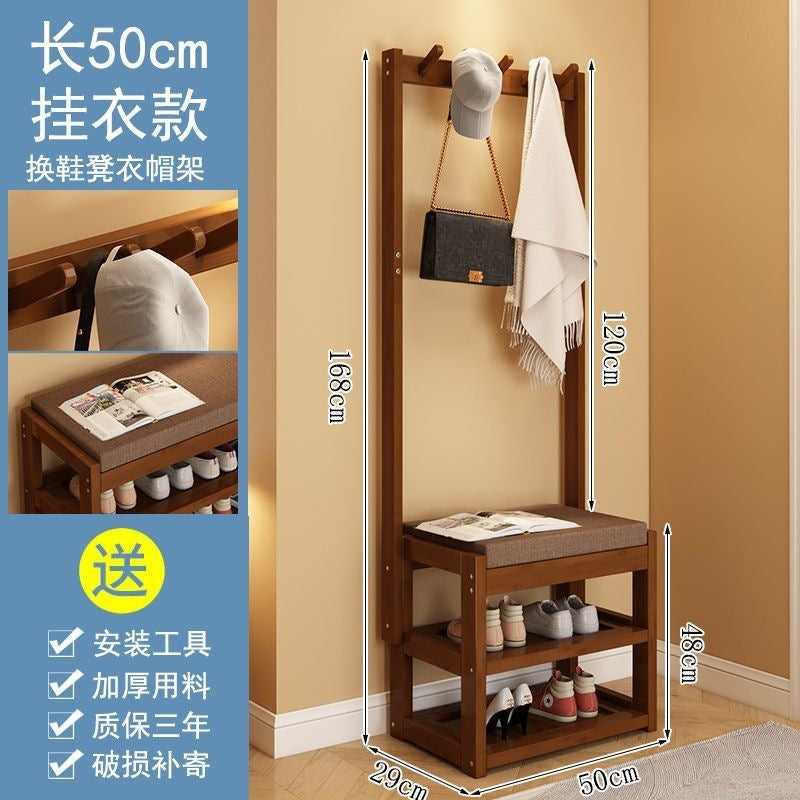 Durable, multi-tiered shoe rack and bench combo for entryways – perfect for small, narrow doorways. all-in-one shoe cabinet with bench seating for changing shoes