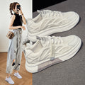 Mesh white shoes women's shoes 2026 summer new arrival easiest for match cut out breathable single mesh sports shoes mesh shoes thin style
