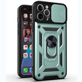 Suitable for iphone17pro sliding window mobile phone case apple 15 shunjia car 16 sergeant x ring holder protective cover