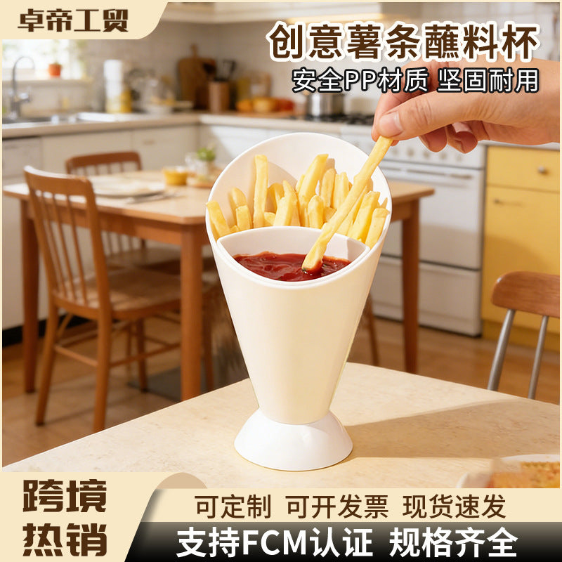 bestseller: french fry cups, vegetable salad cups, food-grade portable dip containers, snack cups - multi-purpose