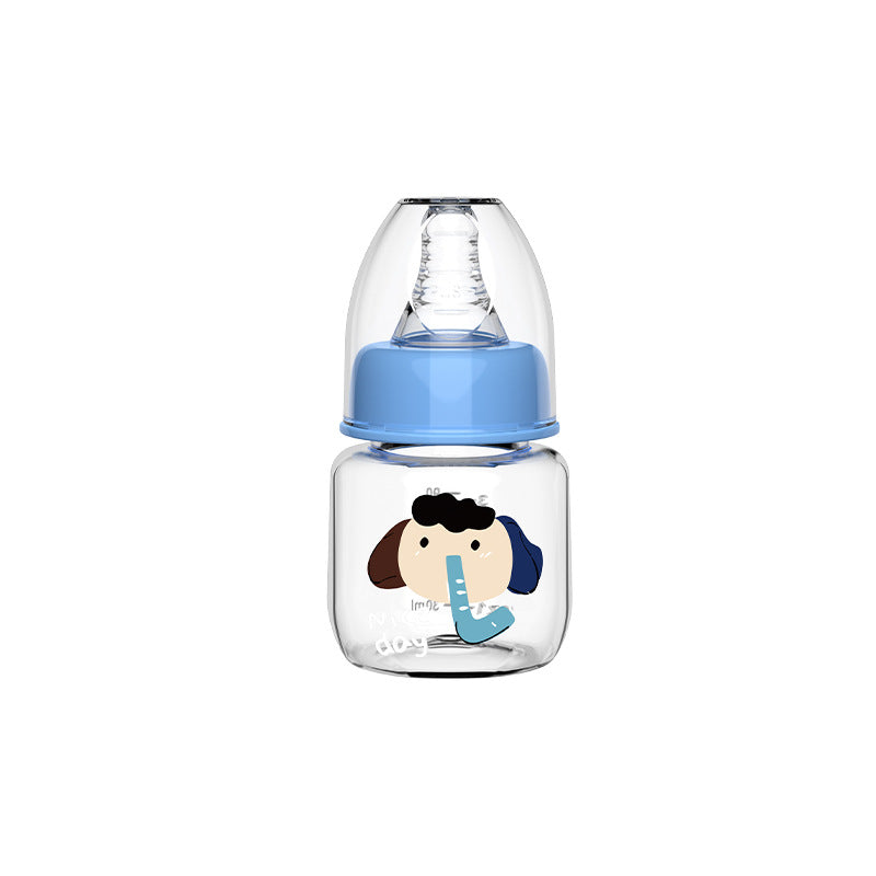 English boxed baby bottle baby anti-choking and anti-flatulence PP bottle with handle bottle leak-proof and drop-proof bottle