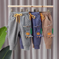 Kids' pants: new autumn/winter  collection - boys' and girls' athletic pants, baby outerwear, cartoon design, loose fit for toddlers and young children