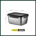 304 stainless steel food storage container - refrigerator & freezer safe, vacuum-sealed lunch box, food preservation container, rice box, and kimchi jar
