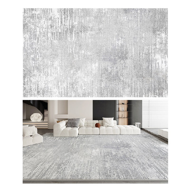 Carpet living room bedroom  new light luxury high-end waterproof washable large area full cover coffee table floor mat