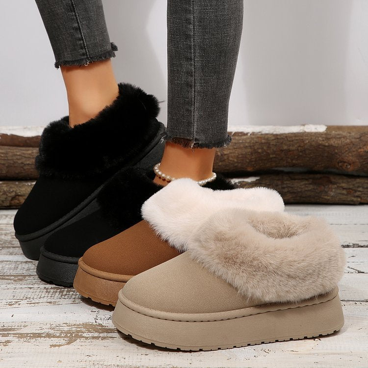 winter new arrival: thick-soled snow boots for export, plus sizes available. price difference of $0.50. bulk orders welcome. sizes 36-42. dropshipping available for  and