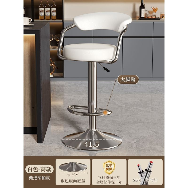 Bar stoolaccessible luxury high stool adjustablerotate bar stool cashier chair for home bar chair commercial island chair