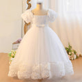 Girls' long princess dress baby dresses kids' tulip sequin host piano performance outfit