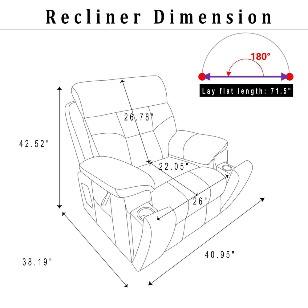 first-class space capsule single fabric sofa living room multi-functional casual lazy chair sit and lie rocking chair electric