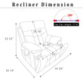 first-class space capsule single fabric sofa living room multi-functional casual lazy chair sit and lie rocking chair electric